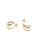 Luxenter Ohrringe Obow mit 18 Karat Goldfinish – OBOW
