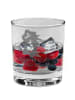 Mr. & Mrs. Panda Blümchentailglas Axolotl Tequila mit Spruch in Transparent
