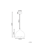 Beliani Pendelleuchten GOMATI in Braun - (W) 24 x (H) 130 x (L) 24 cm