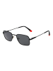 Funky Buddha Unisex Sonnenbrille Rechtwinklig Schwarz