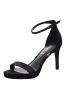 Buffalo Damensandalette elegant  über 45 mm Absatz  in  Schwarz