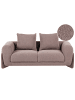 Beliani 2-Sitzer Sofa VINLIDEN in Braun - (W) 180 x (H) 62 x (L) 87 cm
