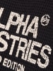 Alpha Industries T-Shirt Studio Waffle in schwarz