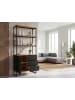 FineBuy Bücherregal in Schwarz / MDF / 80x40x180
