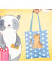Mr. & Mrs. Panda Uni Tasche Einhorn Katze mit Spruch in Sky Blue
