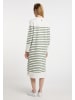 DreiMaster Maritim Damen Maxikleid in Wollweiss Oliv