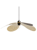 Beliani Pendelleuchten KOSHI in Schwarz/Gold - (W) 62 x (H) 149 x (L) 30 cm