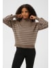 Kaffe Strickpullover KAlizz Loose fit in Morel Melange W. Silver Lurex