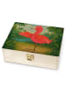 Mr. & Mrs. Panda Tee Box Flamingo Yoga Design ohne Spruch in Weiß