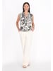 Usha Women Blouse in offwhite black