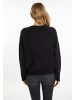 myMo Damen Strickpullover in Schwarz
