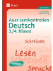 Auer Verlag Auer Lernkontrollen Deutsch, Klasse 3/4 | Mit Kopiervorlagen und Lösungen