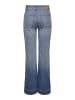 ONLY Jeans mit weitem Bein in Medium Blue Denim