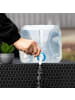 Intirilife 4x Faltbarer Wasserkanister aus Kunststoff 10 L - 22.3 x 25.2 cm in Transparent