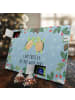Mr. & Mrs. Panda Adventskalender Schildkröten Paar mit Spruch in Eisblau