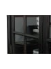 ebuy24 Vitrinenschrank Amaretta Schwarz 110 x 45 cm