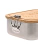 Lässig Lässig Brotdose Kinder - Edelstahl Lunchbox, Bamboo Garden Explorer