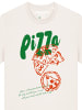 wat? Apparel T-Shirt Pizza in Off White