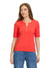 Betty Barclay Basic Shirt mit Knöpfen in Poppy Red