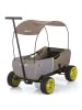 Hauck Toys Bollerwagen Eco Mobil Forest Green - faltbar in grau,beige