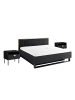 Feldmann-Wohnen Schlafzimmer-Set 3-teilig Mond anthrazit 289 / 210 / 97cm