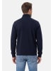 S. Oliver Sweatjacke Basic in Blau / schwarz