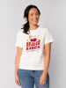 wat? Apparel T-Shirt Bad babes club in Off White