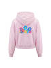 IZIA Women Hoodie in Light Rose