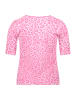 Betty Barclay Basic Shirt mit Rippenstruktur in Rosé/Pink
