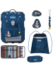 Scout Neo LED Schulranzen-Set 4-tlg. Rocket Rider in blau