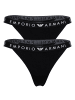 Emporio Armani String 2er Pack in Schwarz