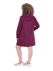 Ulla Popken Jerseykleid in dunkle beere