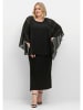 sheego Abendkleid in schwarz