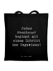 Mr. & Mrs. Panda Schultasche Spruch Ungewissheit akzeptieren mit... in Schwarz