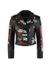 trueprodigy Lederjacke Noka in Schwarz