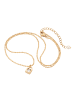 faina Necklace in Rose Gold