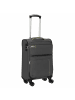 D&N Travel Line 6704 - 4-Rollen-Kabinentrolley S 55 cm in grau