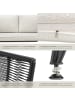 tectake Garten-Loungesofa Sundo, 131 x 67 x 71 cm, anthrazit