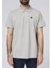 Polo Sylt Polo im puristischen Design mit Label-Stitching in Grau