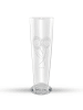 Mr. & Mrs. Panda Bierglas graviert Blume Sonnenblume ohne Spruch in Transparent