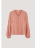 Hessnatur Hessnatur Musselin Bluse Relaxed aus reiner Bio-Baumwolle in pfirsichrot