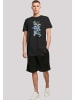 F4NT4STIC Long Cut T-Shirt Long Cut T-Shirt 'Scooby Doo Letters Jumble' in schwarz
