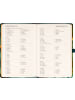 NOTIQUE Planbook Notizbuch 2027 mit elastischem Verschluss in Katze - 13 x 21 cm