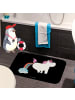 Mr. & Mrs. Panda Badematte Einhorn Pupsen ohne Spruch in Schwarz