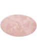 Pergamon Kinder Super Soft Fellteppich Pearl Kids Rund in Rosa