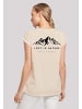 F4NT4STIC Extended Shoulder T-Shirt Lost in nature in Whitesand