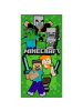 Minecraft Minecraft Strandtuch 70 × 140 cm leicht und schnelltrocknend in Grün