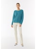 comma Strickpullover in 6350_türkisblau