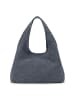 Les Visionnaires Paz Weave Schultertasche Leder 44 cm asphalte