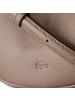 Lacoste Core Essentials Champs Elysees Schultertasche S Leder 24 cm in taupe